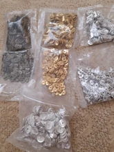 (29958)200 Uds 6*6*5MM Chapado en bronce antiguo de aleación de Zinc redondos o curva cepillado discos espaciador los malos resultados de la joyería de accesorios