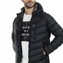 Buratti приталенное Надувное пальто с капюшоном для мужчин 55619K5041