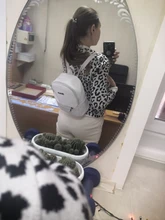 YBYT-mochila kawaii de estilo preppy para mujer, bolso de viaje sencillo con patrón de lichi, mochilas escolares para estudiantes, 2018