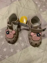 Clibee-Sandalias de gelatina para niñas pequeñas, zapatos ortopédicos clásicos de moda para niños y niñas, zapatos de cuero con luz LED