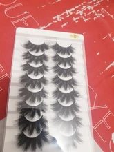 5/8 pares 3D visón pestañas 20mm pestañas 3D de pestañas falsas naturales NATURALES DE Pestaña de visón extensión belleza maquillaje pestañas