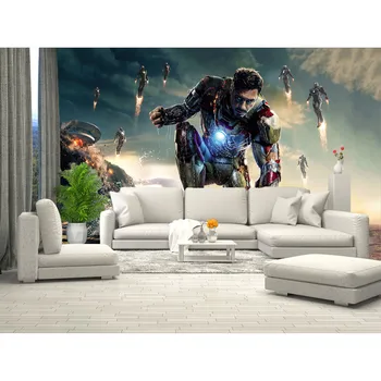 

Wall mural in nursery, Avengers stereoscopic wall mural for bedroom Hall home