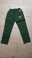 Pantalones vaqueros grandes con letras azules para niños, pantalón informal de cintura elástica, pantalones largos de tubo, 4-16T, Otoño, 2021