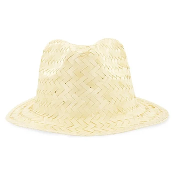 

Lot 50 hats Straw Color white-Details and wedding gifts, Holy Communion, birthday, holiday events provider