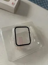 Protector de pantalla de cristal + cubierta para carcasa de reloj Apple, 44mm, 40mm, iWatch, 42mm, 38mm, accesorios para Apple Watch serie 5 4 3 SE 6