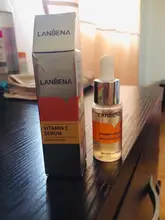 LANBENA-suero Facial blanqueador con vitamina C, esencia para la piel que aclara las manchas, elimina manchas oscuras y pecas