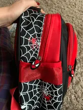 Mochila de dibujos animados de Disney para bebé, niño y niña, bolso escolar de Spider-Man para niños, guardería, 3-6 Ys