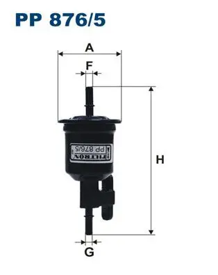 Фильтр топливный Hyundai Trajet 2.0i 04-08 FILTRON PP 876/5