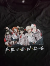 Camisetas cuello redondo manga corta Camiseta 2020 nueva mujer T camisa camisetas Anime Academia My Hero de verano de las mujeres camiseta