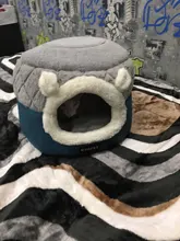 Bed Kennel Cat-House Hoopet Cave Home Dog-Puppy Warm for Teddy