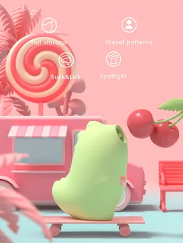 Vagina Sucking Vibrator Toys Licking Vibrators Sucker Nipple Stimulate Clitoris Stimulator Powerful Sex Toys for Women 2