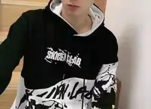 Sudaderas con capucha para hombre, ropa informal japonesa, Top y parte inferior, moda de costura, primavera y verano, novedad de 2021