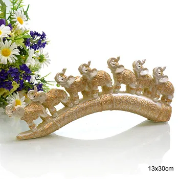 

Figurine of elephants on a biade L-30 cm
