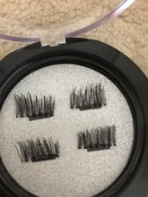 YSDO-pestañas magnéticas de visón, 1 par, pelo Natural, 3D, 100%