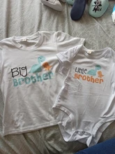 1PC Gran Hermano poco hermano hermanos camisas personalizada dinosaurio tops Gran Hermano poco hermano coincidentes trajes