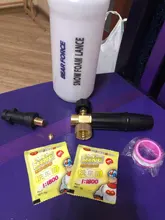 Boquilla de espuma para generador de Karcher K2 K3 K4 K5 K6 K7, arandela de alta presión para coche