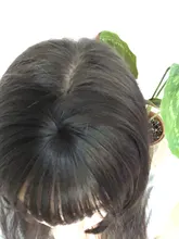 LVHAN-flequillo de aire puro, extensión de cabello sintético, Natural, negro, marrón claro, marrón oscuro, negro, fibra de alta temperatura