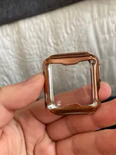 Cubierta del TPU para carcasa de reloj Apple 44mm 40mm Watch cuero, iWatch 42mm 38mm protector de pantalla suave parachoques para apple watch Serie 6 5 4 3 2 se