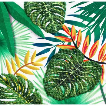 

T-05 set for embroidery with beads constellation 'оазис' 30*30 cm