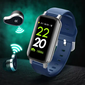 

TWS Headphones Bluetooth Earphone Smart Watch Touch control Smart Watch IP67 Call music Fitness Bracelet Smart Band