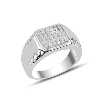

Silver 925 Sterling Zircon Stone Ring