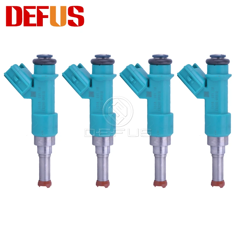 

DEFUS 4 pcs NEW OEM 23250-0P010 Fuel Injector For Tacoma Tundra 1GRF High Quality Nozzle Assy Parts Injection 23209-31090