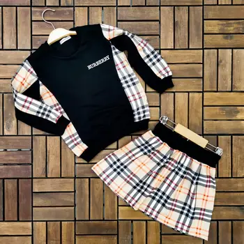 

Tik tok kids clothes girls black color children's winter suit 4T-10T years clothing sets free shipping 2020