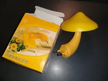 Lights-Lamp Wall-Socket Mushroom Us-Plug Led-Night-Light Home-Decoration for EU