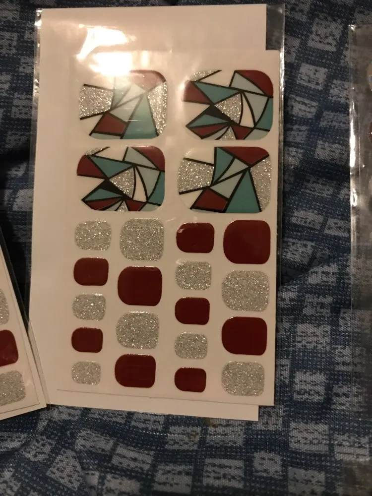 D35 Toe Nail Wraps Toe Nail Stickers Smile Pattern Summer Style Polish Waterproof Manicure Feet Decorations reviews №4 137438
