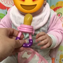 1 Uds bebé pingüino Mordedor tetina fruta alimentos Mordedor Silicona Bebe de Silicona mordedores de seguridad de morder alimentos Mordedor