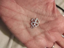 50 Uds Charms Flor de trébol 17x14mm AJUSTE DE colgante antiguo, Vintage bronce tibetano Color plata buscando, DIY para pulsera collar