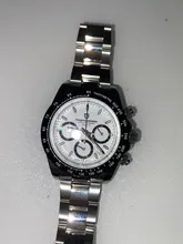 PAGANI Design-Reloj de cuarzo deportivo para Hombre, cronógrafo de lujo, de acero inoxidable, zafiro, resistente al agua, nuevo, 2021