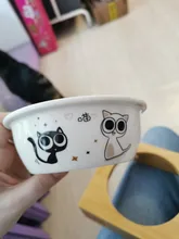 Drinking-Bowls-Combination Puppy TECHOME Bamboo-Frame Stainless-Steel/ceramic-Feeding