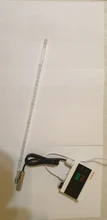 KONLEN-Detector de temperatura y humedad para el hogar, sensor con termómetro e higrómetro con pantalla digital y alarma, dispositivo wifi compatible con Tuya Smart y con aplicación para Android