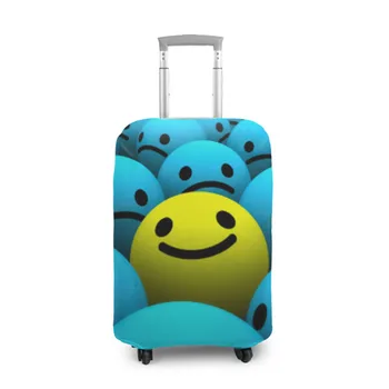 

Suitcase cover 3D Smiley