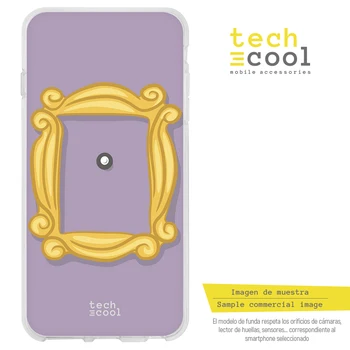 

FunnyTech®Silicone Case for Samsung Galaxy J5 2016 L Serials friends frame background purple