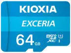 

Micro Sd Kioxia 64Gb Exceria Uhs-I C10 R100 with computer adapter memory cards