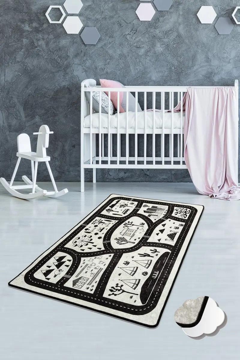 

Buffer Premium Quality Baby Play Mats-Play Mat Baby Foam-Sudden Slip Mat-Play Mats For Children | Inside Our Store Black City