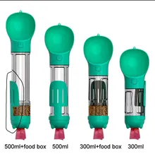 Drinking-Bowl-Dispenser Poop-Shovel Plastic Bags Dog-Water-Bottle-Feeder Pet-Supplies