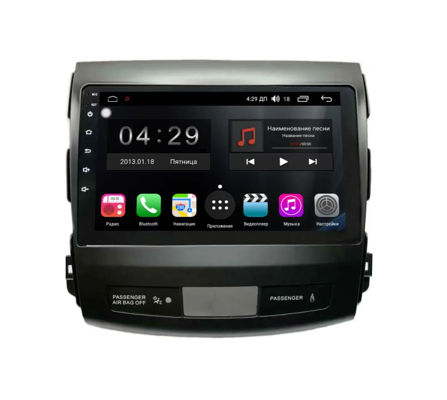 Штатная магнитола FarCar s300-SIM 4G для Mitsubishi Outlander XL
