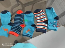 Calcetines de algodón con dibujos animados para bebé, calcetín cálido y transpirable, mezcla de colores, para otoño e invierno, 5 par/set