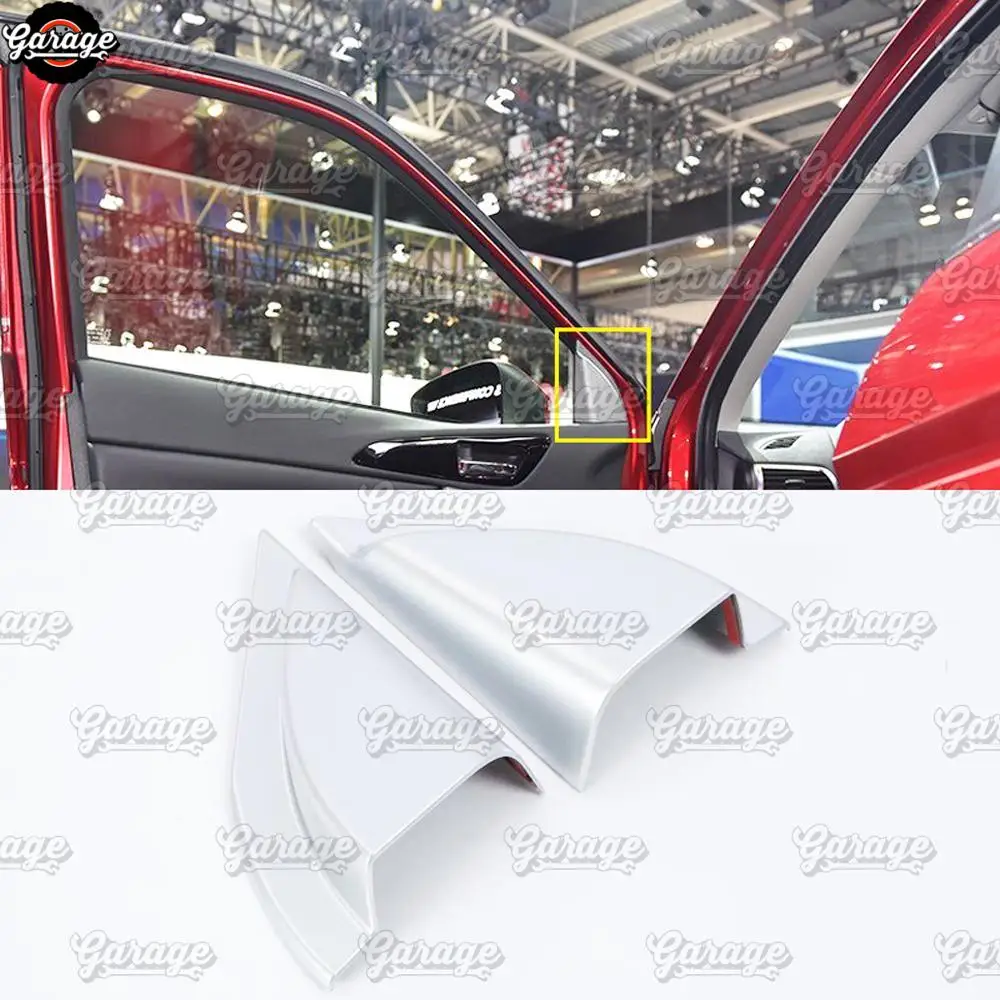 Треугольные накладки на передние стойки для Mitsubishi Eclipse Cross-ABS пластик литье 1 комплект/2 шт. украшение автомобиля Стайлинг