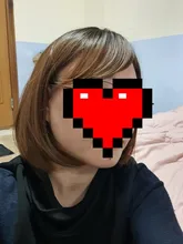 Bob Wigs Bangs Short False-Hair Heat-Resistant-Fiber Brown Black GEMMA Girls Natural