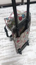 JULYS SONG-bolsas de equipaje de viaje con ruedas para hombre y mujer, maleta con ruedas