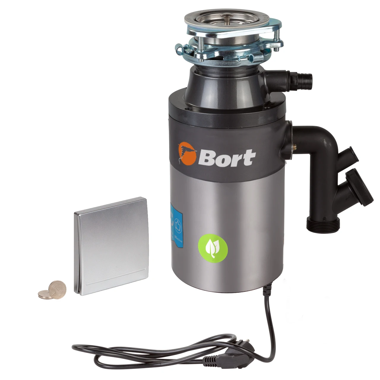 Измельчитель пищевых отходов Bort TITAN 4000 (Control) (Мощность 560Вт, 3200 об. мин,  дистанционное управление)