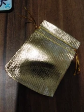 50 unids/bolsa 7x9cm 9x12cm 10x15cm embalaje de joyería ajustable colores plateados/dorados bolsa de terciopelo con cordón, bolsas de regalo de boda y bolsas