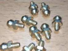 Pipe-Fitting Grease Nipple-Tube Brass Hydraulic-Oil Thread Elbow-Type Male M5 M4 M6 M8