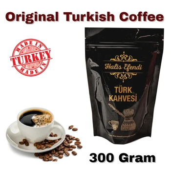 

original turkish coffee 300 gram halis efendi kahve best quality unique smell coffee beans ship from Istanbul Turkey