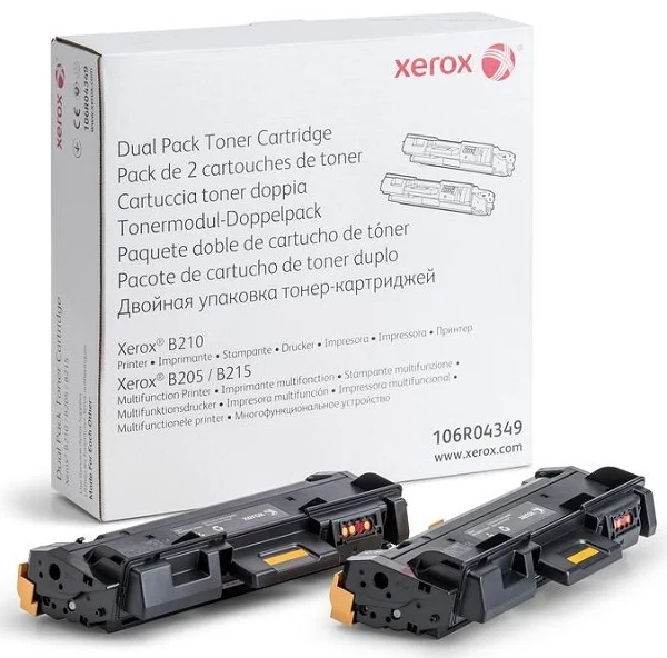 Cartridge laser chips for Xerox 106r04349 black x2упак. (6000 p.) for Xerox  B205/210/215|Toner Cartridges| - AliExpress