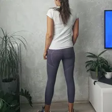 Pantalones de Yoga con bolsillo para mujer, mallas deportivas de talla grande, Control de barriga, para correr